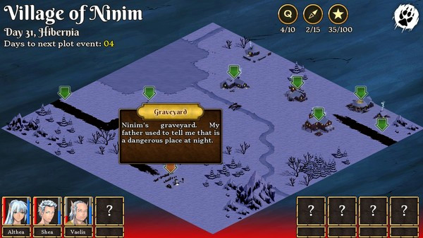 Игра Tales of Aravorn: Seasons Of The Wolf, скриншот