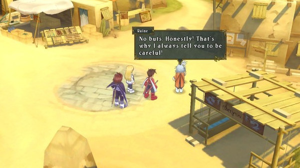 Игра Tales of Symphonia, скриншот