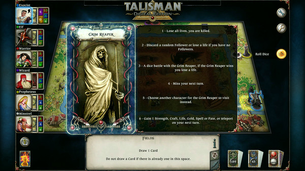 Игра Talisman: Digital Edition, скриншот