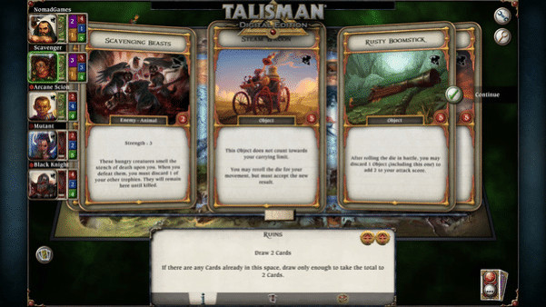 Игра Talisman - The Cataclysm Expansion, скриншот