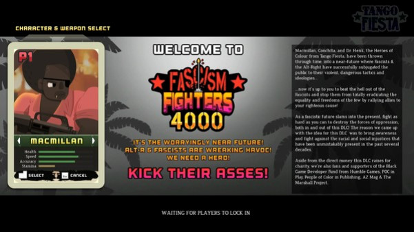 Игра Tango Fiesta - Fascism Fighters 4000, скриншот