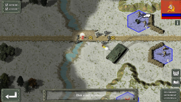 Игра Tank Battle: East Front, скриншот