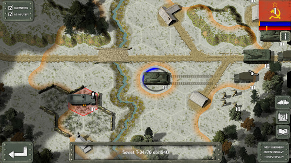 Игра Tank Battle: East Front, скриншот