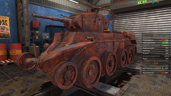 Игра Tank Mechanic Simulator - First Supply DLC, скриншот