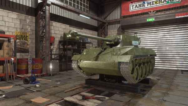 Игра Tank Mechanic Simulator - First Supply DLC, скриншот