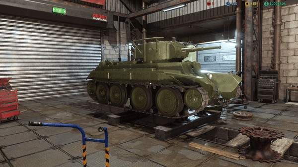 Игра Tank Mechanic Simulator - First Supply DLC, скриншот