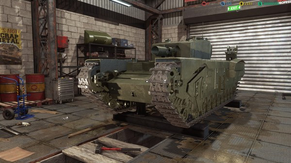 Игра Tank Mechanic Simulator - First Supply DLC, скриншот