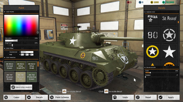 Игра Tank Mechanic Simulator - First Supply DLC, скриншот