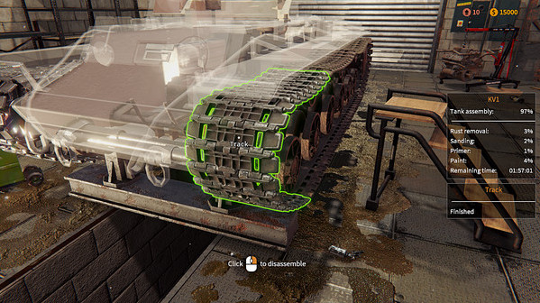 Игра Tank Mechanic Simulator, скриншот