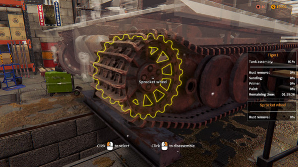 Игра Tank Mechanic Simulator, скриншот