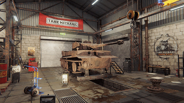 Игра Tank Mechanic Simulator, скриншот