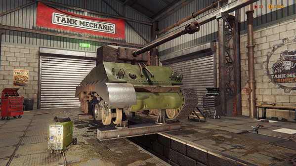 Игра Tank Mechanic Simulator, скриншот
