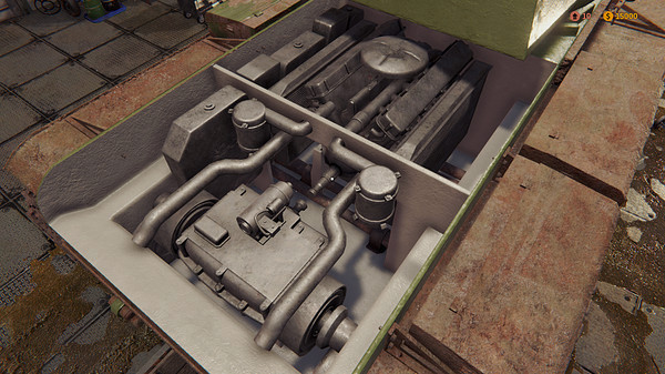 Игра Tank Mechanic Simulator, скриншот