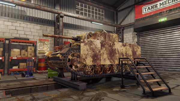 Игра Tank Mechanic Simulator, скриншот