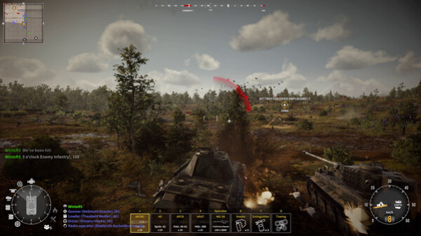 Игра Tank Squad, скриншот