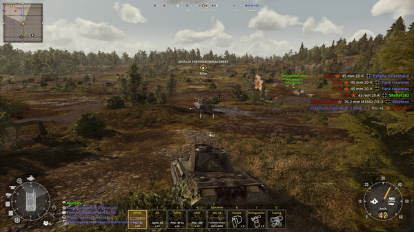 Игра Tank Squad, скриншот