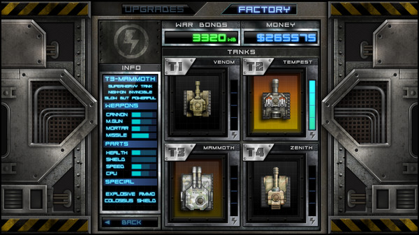 Игра TankBlitz, скриншот