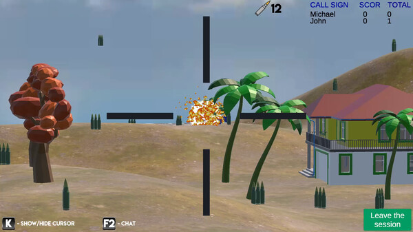 Игра Tanks online, скриншот