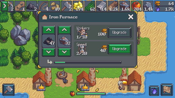 Игра Tap Craft, скриншот