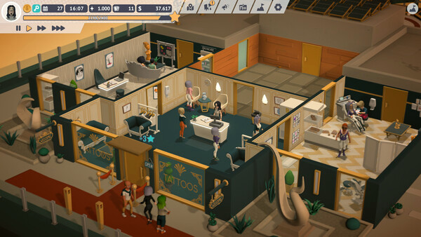 Игра Tattoo Tycoon, скриншот