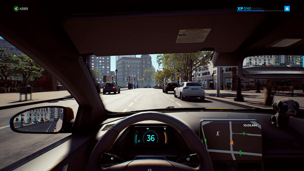 Игра Taxi Life: A City Driving Simulator, скриншот