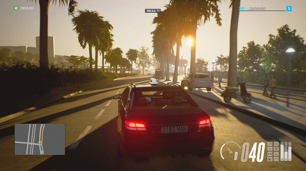 Игра Taxi Life: A City Driving Simulator, скриншот