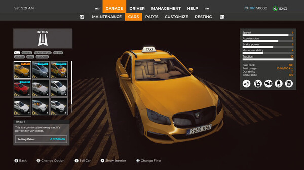 Игра Taxi Life: A City Driving Simulator, скриншот