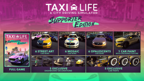 Игра Taxi Life - Supporter Pack, скриншот
