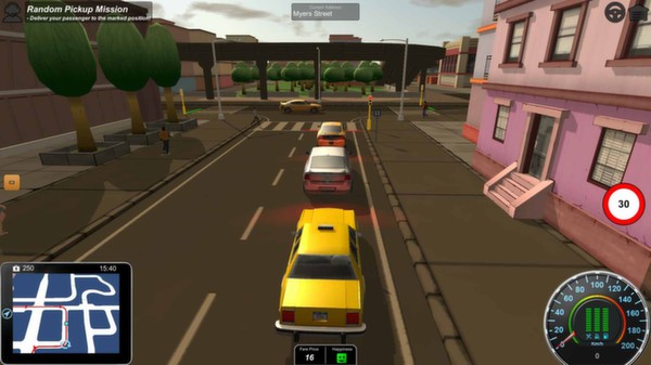 Игра Taxi, скриншот