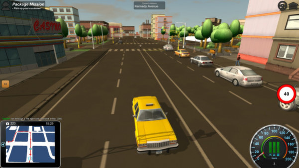 Игра Taxi, скриншот