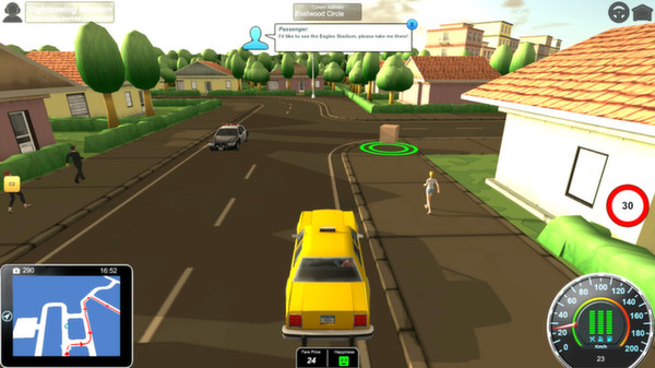 Игра Taxi, скриншот