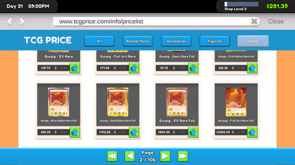 Игра TCG Card Shop Simulator, скриншот