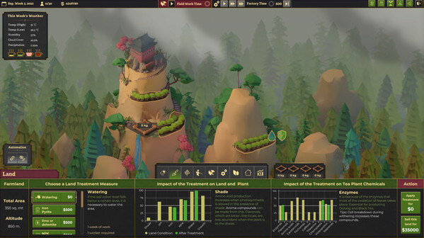 Игра Tea Garden Simulator, скриншот