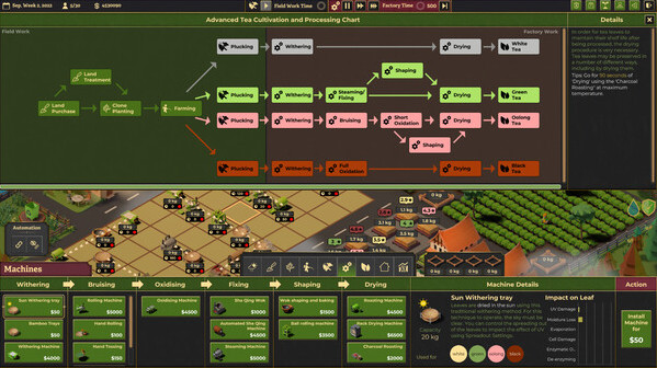 Игра Tea Garden Simulator, скриншот