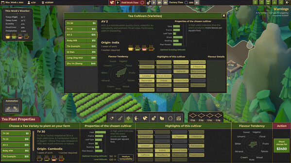 Игра Tea Garden Simulator, скриншот