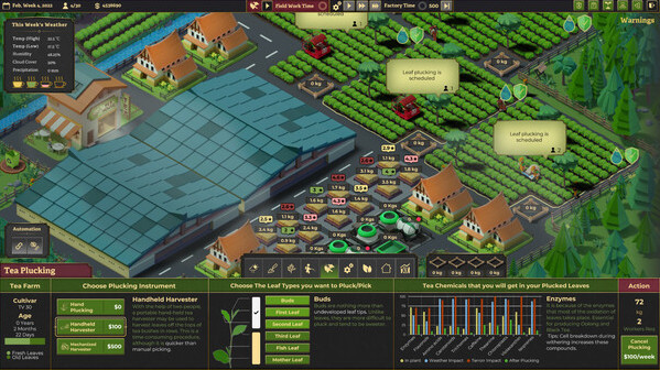 Игра Tea Garden Simulator, скриншот