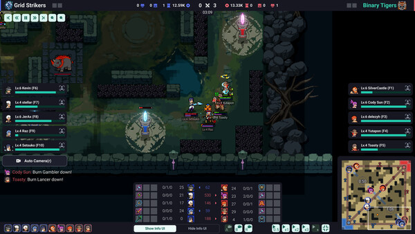 Игра Teamfight Manager 2, скриншот
