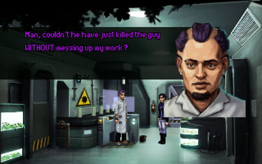 Игра Technobabylon, скриншот