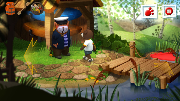 Игра Teddy Floppy Ear - Kayaking, скриншот