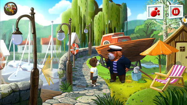 Игра Teddy Floppy Ear - Kayaking, скриншот