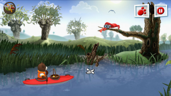Игра Teddy Floppy Ear - Kayaking, скриншот