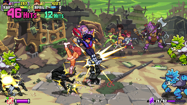 Игра Teenage Mutant Ninja Turtles: Shredder's Revenge - Dimension Shellshock, скриншот
