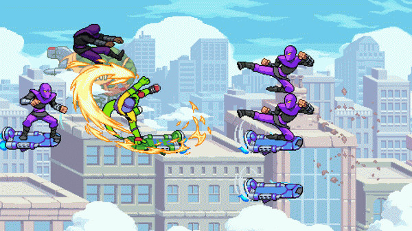 Игра Teenage Mutant Ninja Turtles: Shredder's Revenge - Radical Reptiles, скриншот