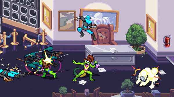 Игра Teenage Mutant Ninja Turtles: Shredder's Revenge - Radical Reptiles, скриншот