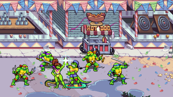 Игра Teenage Mutant Ninja Turtles: Shredder's Revenge - Radical Reptiles, скриншот