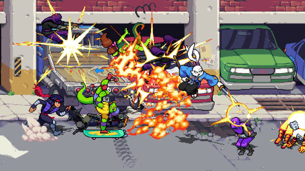 Игра Teenage Mutant Ninja Turtles: Shredder's Revenge - Radical Reptiles, скриншот