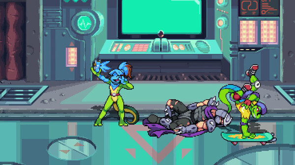 Игра Teenage Mutant Ninja Turtles: Shredder's Revenge - Radical Reptiles, скриншот