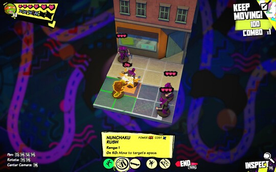 Игра Teenage Mutant Ninja Turtles: Tactical Takedown, скриншот