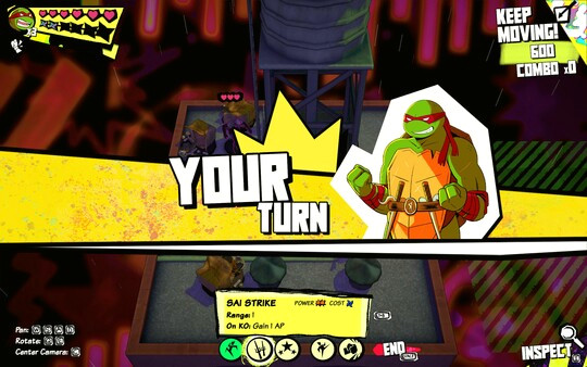 Игра Teenage Mutant Ninja Turtles: Tactical Takedown, скриншот