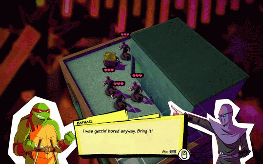 Игра Teenage Mutant Ninja Turtles: Tactical Takedown, скриншот